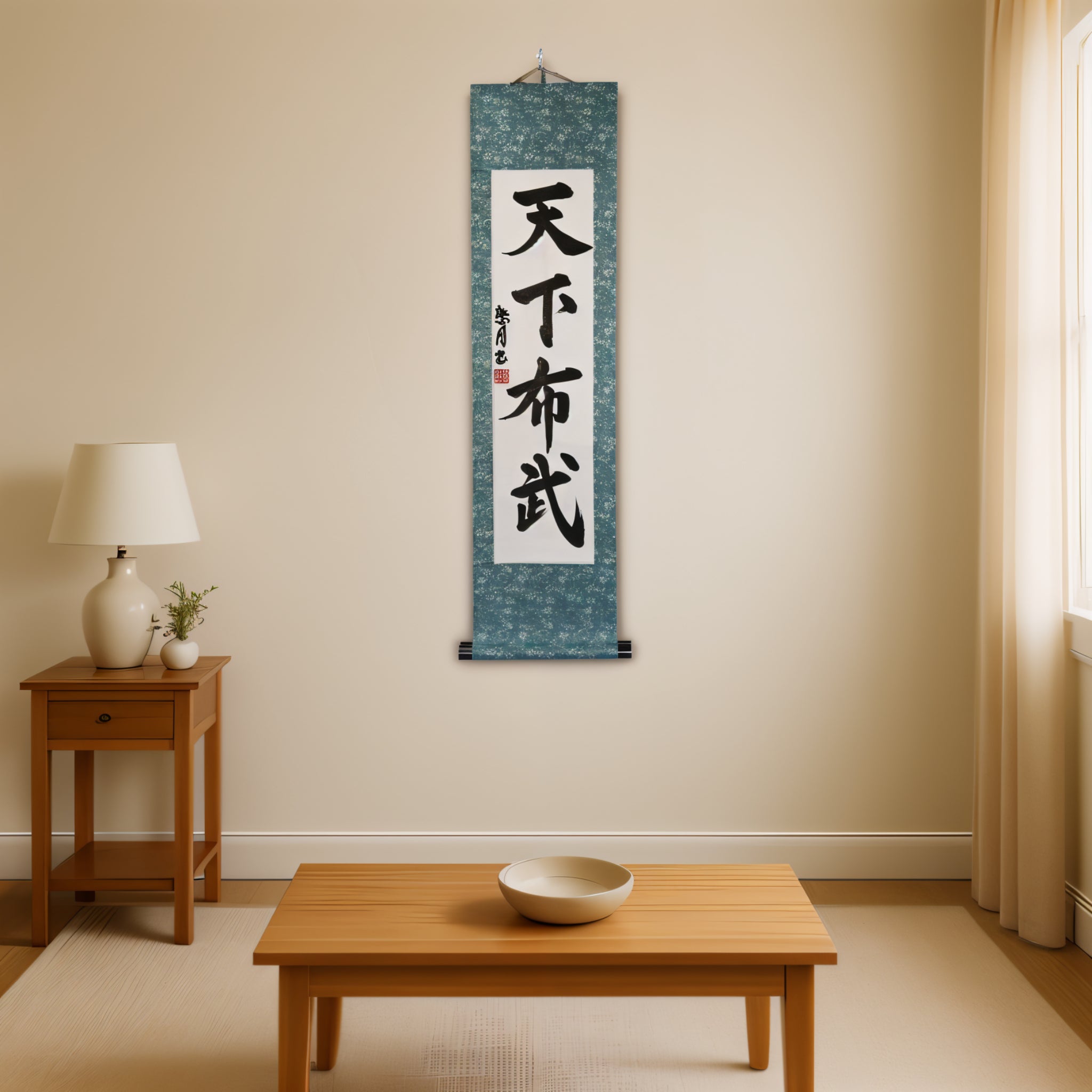 Sagesse et force pour unifier le Japon — 天下布武 (Tenka Fubu) par Luna