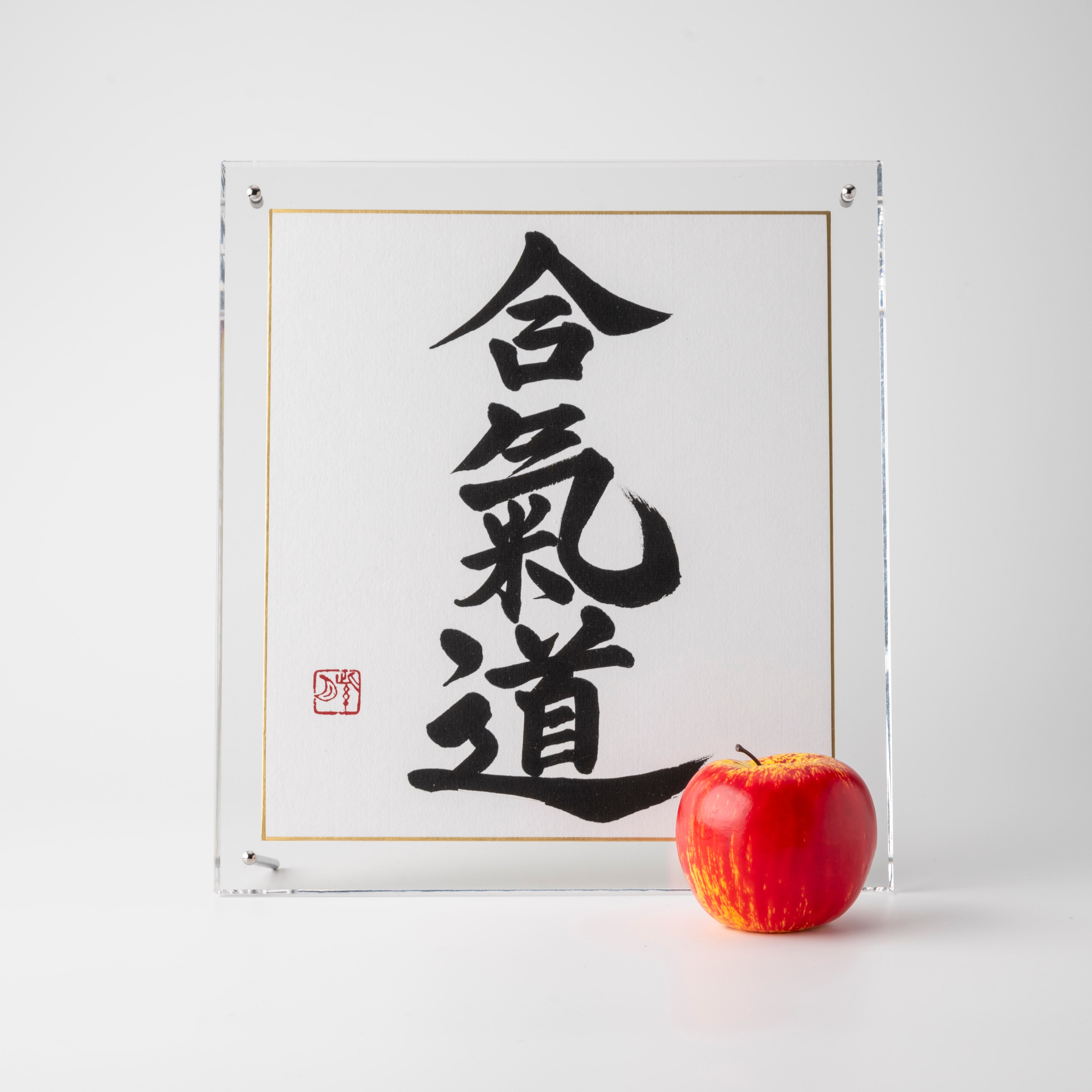 Spirit of "Aikido" - Acrylic Clear Frame (Free Shipping)