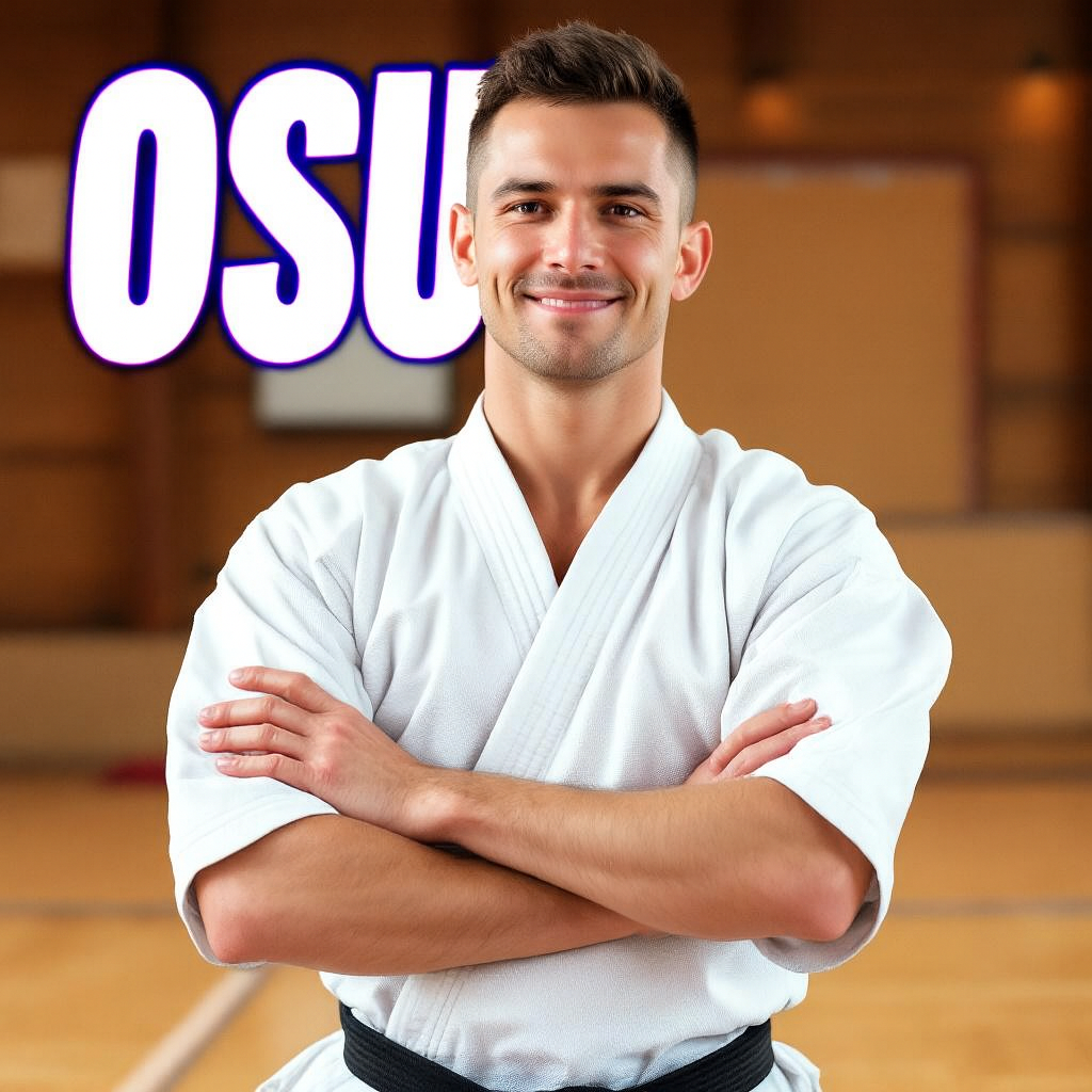 OSU!? — The One Word Every Karate Fan Knows (押忍) by Kumagon